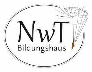 Logo NwT-Bildungshaus mit dem Text: Hochschule Esslingen, University of Applied Siences, NwT Bildungshaus